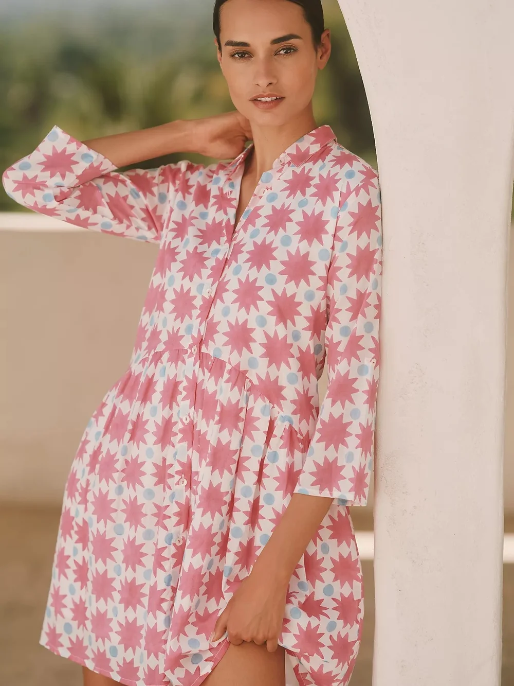 Ro's Garden Anthropologie Tunic Dress Large - Picture 3 of 6